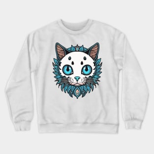 The skull cat Crewneck Sweatshirt